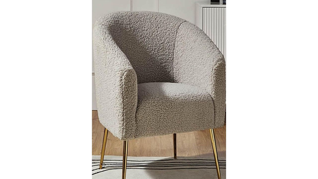 DOE BUCK Solid Brown Lounge Chair