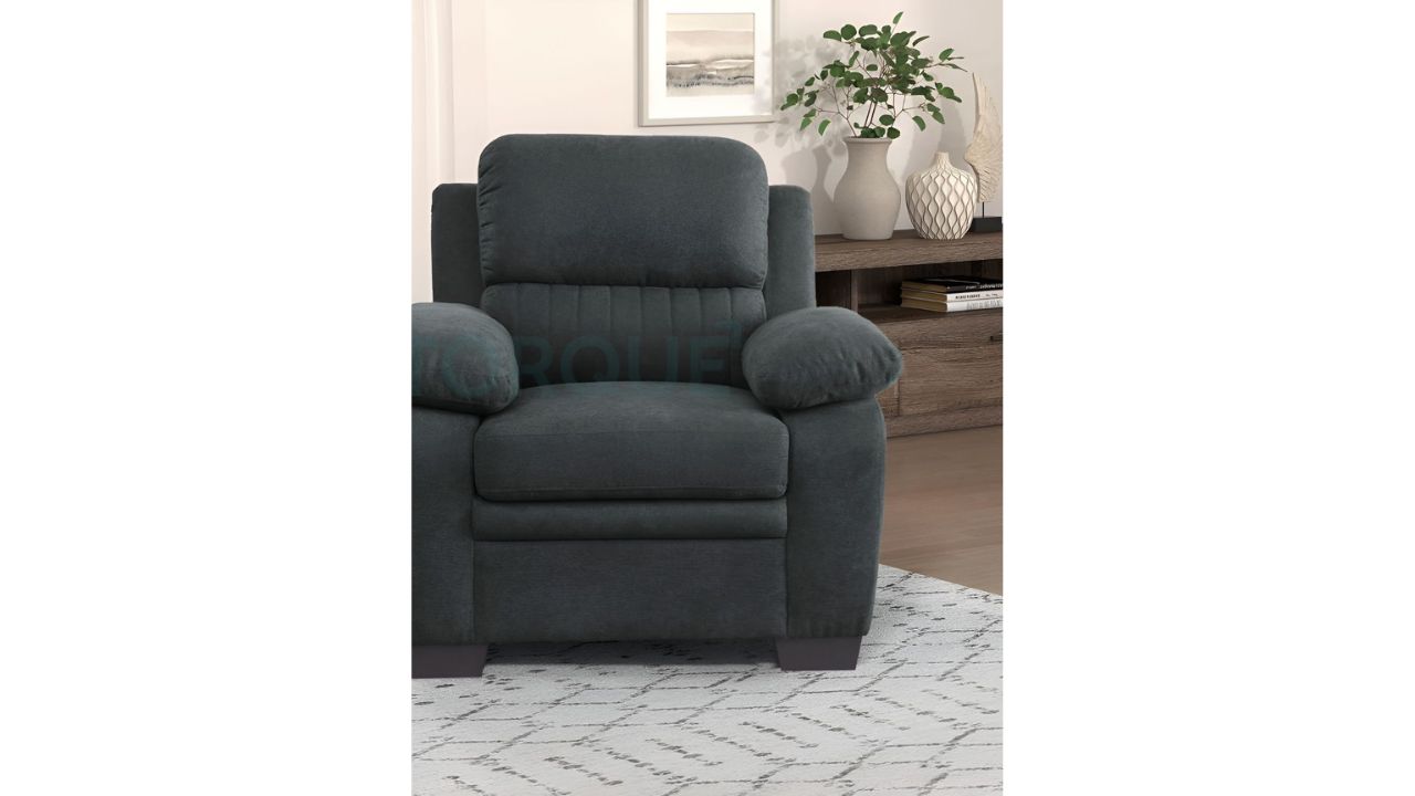 TorqueJett Grey Melange 1 Seater Inflatable Sofa & Bed