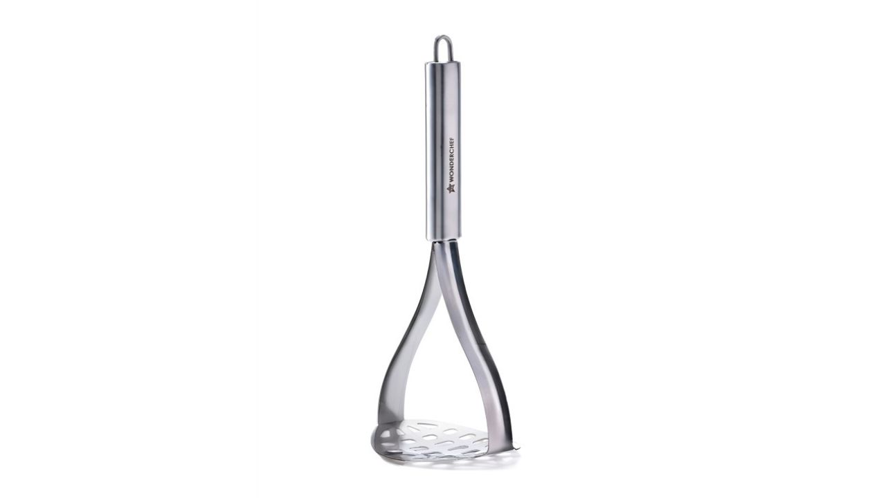 Wonderchef Stainless Steel Silver-Toned Ambrosia Potato Masher