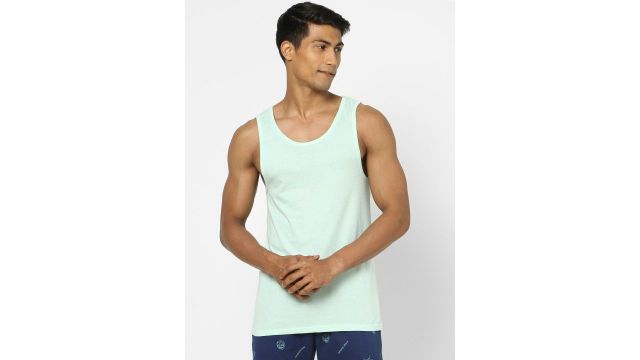 Ajile by Pantaloons Men Green Solid Lounge T-shirt