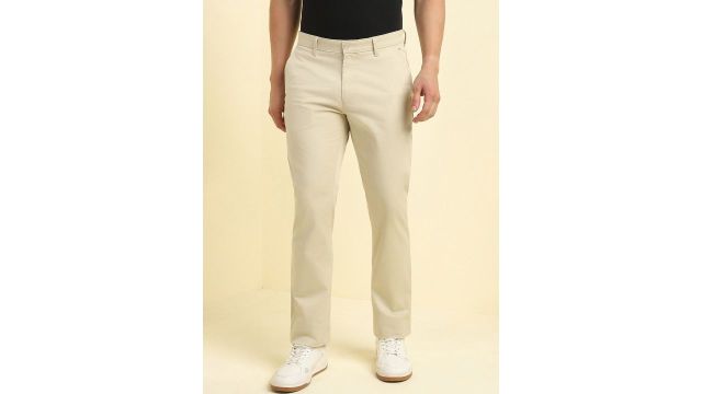 Allen Solly Men Regular Fit Mid-Rise Chinos Trousers