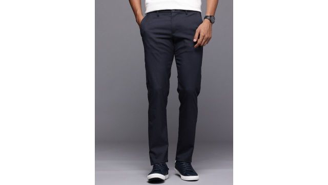 Allen Solly Men Slim Fit Casual Trousers