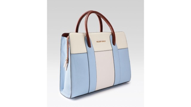 Allen SollyWomen Colourblocked 14 Inch Laptop Bag