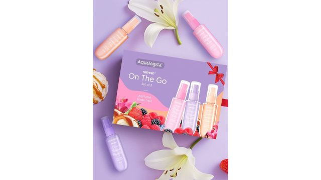 Aqualogica Dewy Floral Kiss, Sun Kissed Vanilla & Sweet Summer Kiss Body Mist - 20ml Each