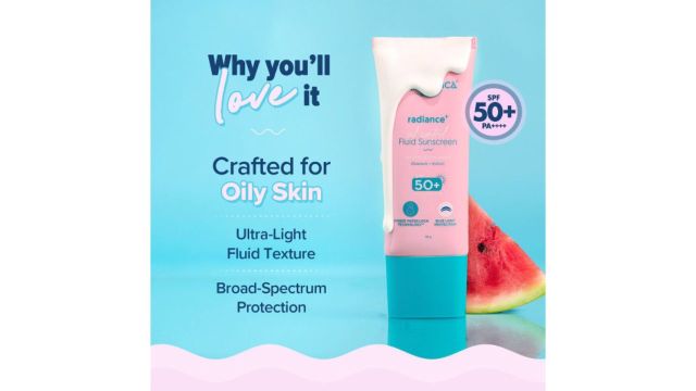 Aqualogica Radiance+ Oil Control Fluid UVA UVB SPF 50+ PA++++ Sunscreen - 50g