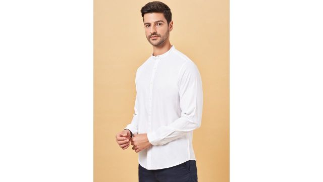 BYFORD by Pantaloons Men Slim Fit Opaque Casual Shirt