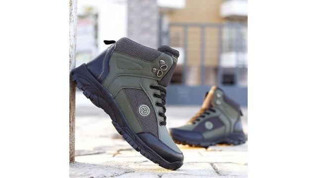 Bacca Bucci Men Lace Up Hiking Boot