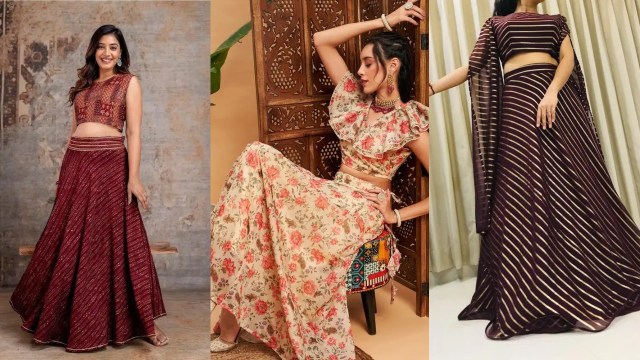 Best Lehenga & Crop Top Combos