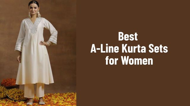 Best Myntra Brand Brigade Sale discoveries on A-Line kurta sets for women to check out