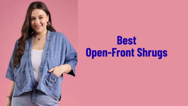 Best Myntra Brand Brigade Sale offers on open-front shrugs to check out