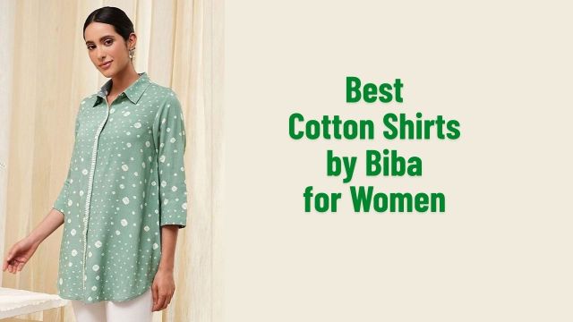 Best cotton shirts by Biba for women to check out