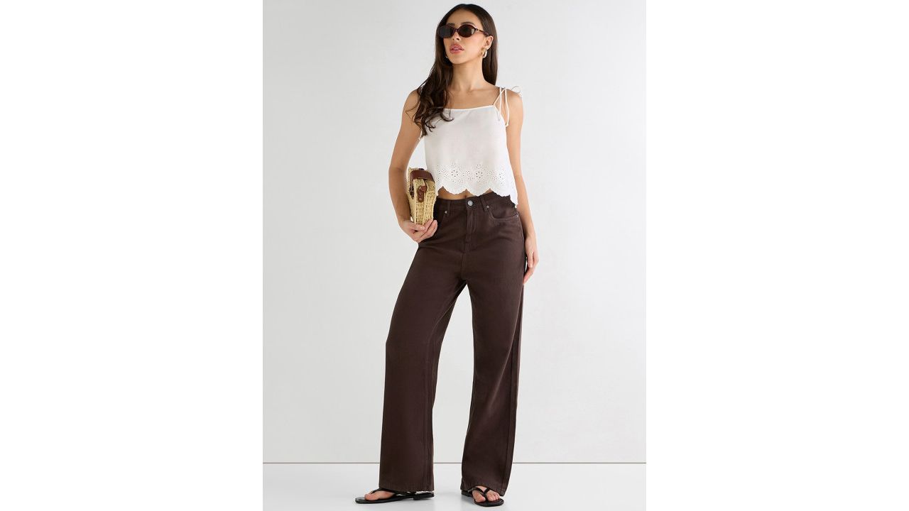 Bewakoof Women Wide Leg High-Rise Baggy Jeans