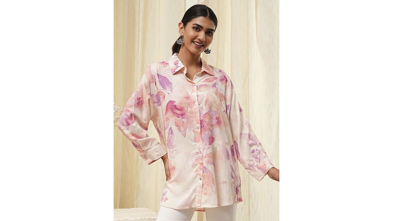 Biba Women Standard Opaque Printed Casual Shirt