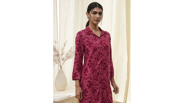 Biba Women Straight Floral Opaque Printed Casual Shirt