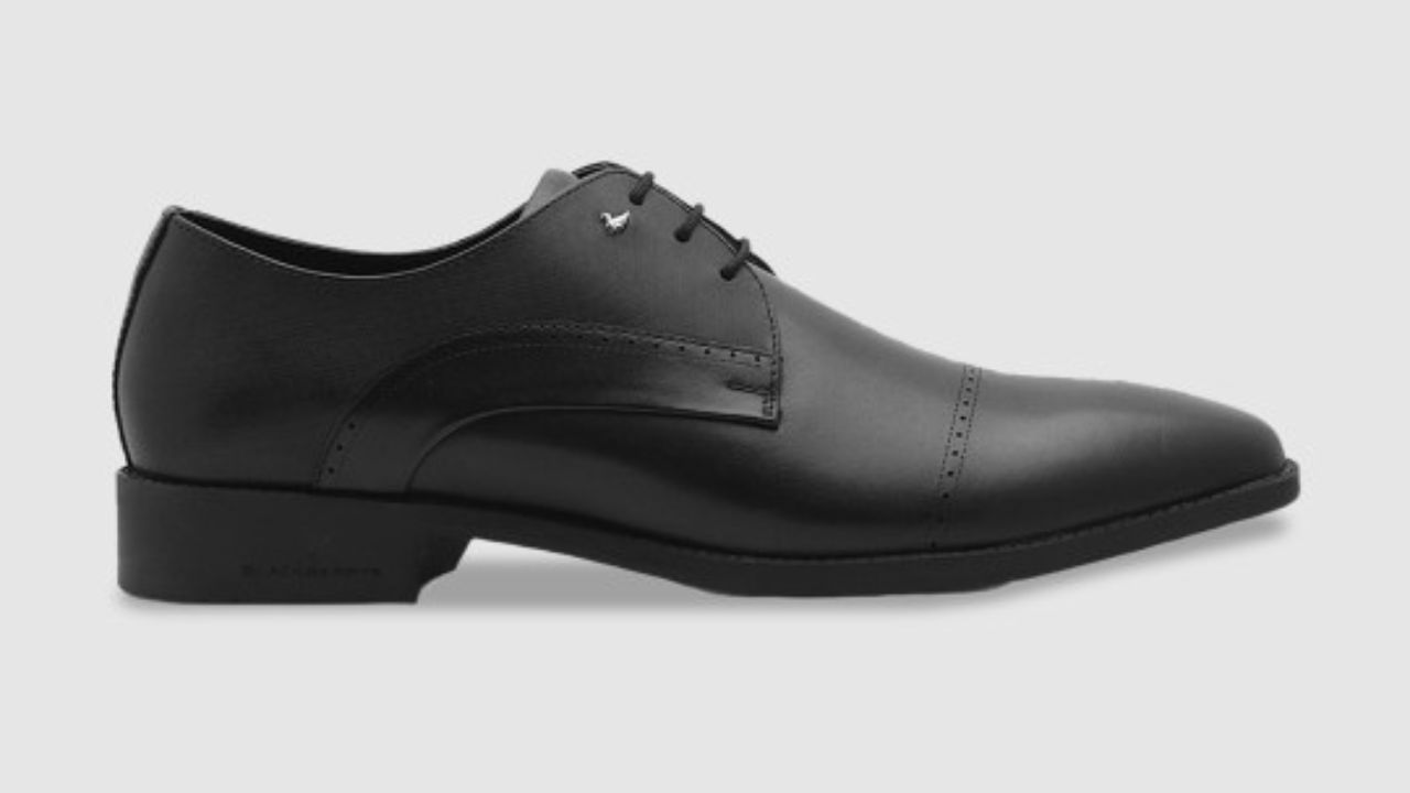 Blackberrys Men Lace-up Leather Oxfords