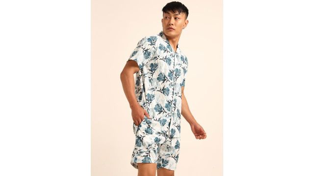 Bushirt Printed Shirt & Shorts Co-Ords