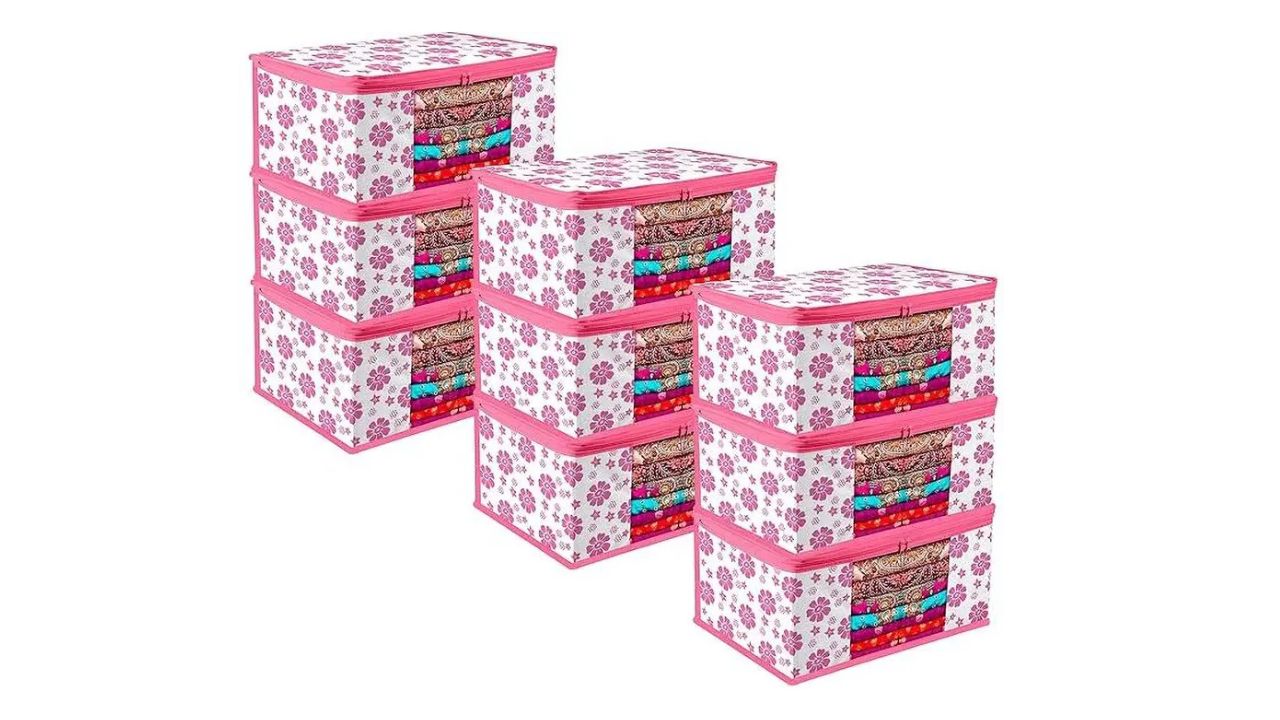 CHAMPARAN saree cover Garment cover Set of 9