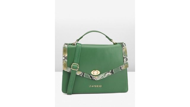 Caprese Oriana Women Green Medium Sling Bag
