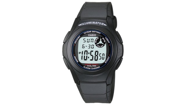 Casio Youth Digital Unisex Black Digital watch D027 F-200W-1AUDF