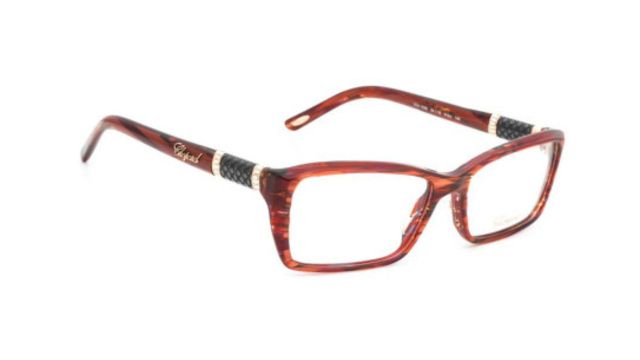 Chopard Women Abstract Printed Full Rim Rectangle Frames