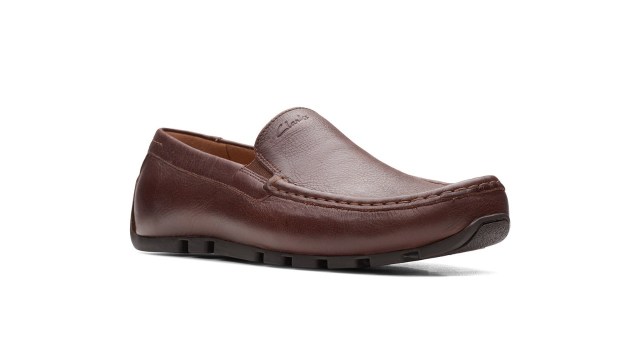 ClarksMen Brown Solid Loafers