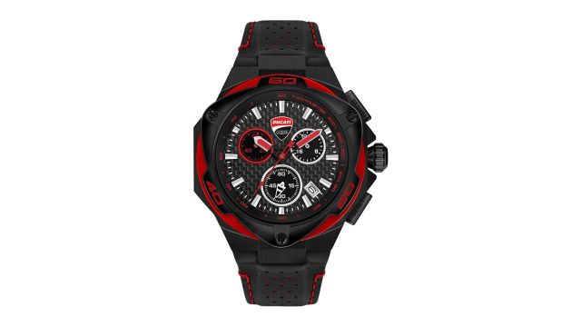 DUCATI CORSE Men Black Printed Dial Analogue Watch