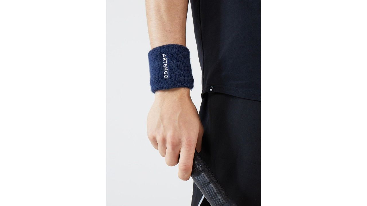 Decathlon ARTENGO - Unisex Black Navy Soft Sweat Band