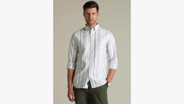 DockersMen Striped Classic Fit Shirt