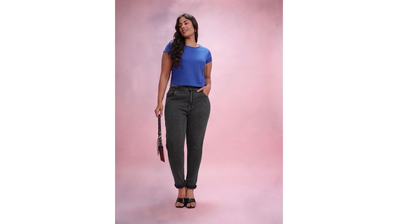 DressBerry Curve Women Plus Size Skinny Fit Stretchable Jeans