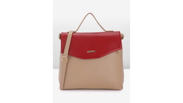 Fastrack Colourblocked Structured Satchel