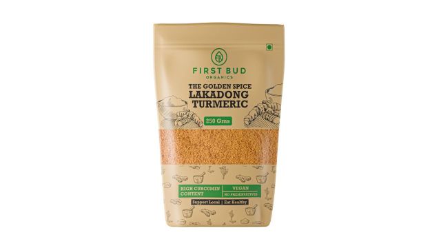 First Bud Organics Golden Spice Lakadong Turmeric Powder