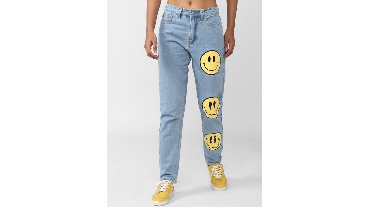 Forever 21 Women Low Waist Slim Fit Ankle Length Jeans