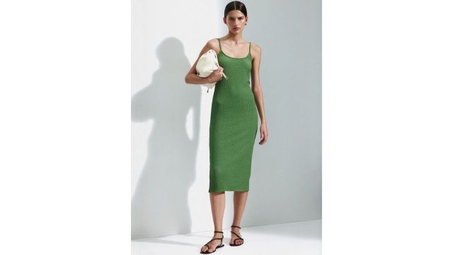 H&M Crinkled Jersey Dress