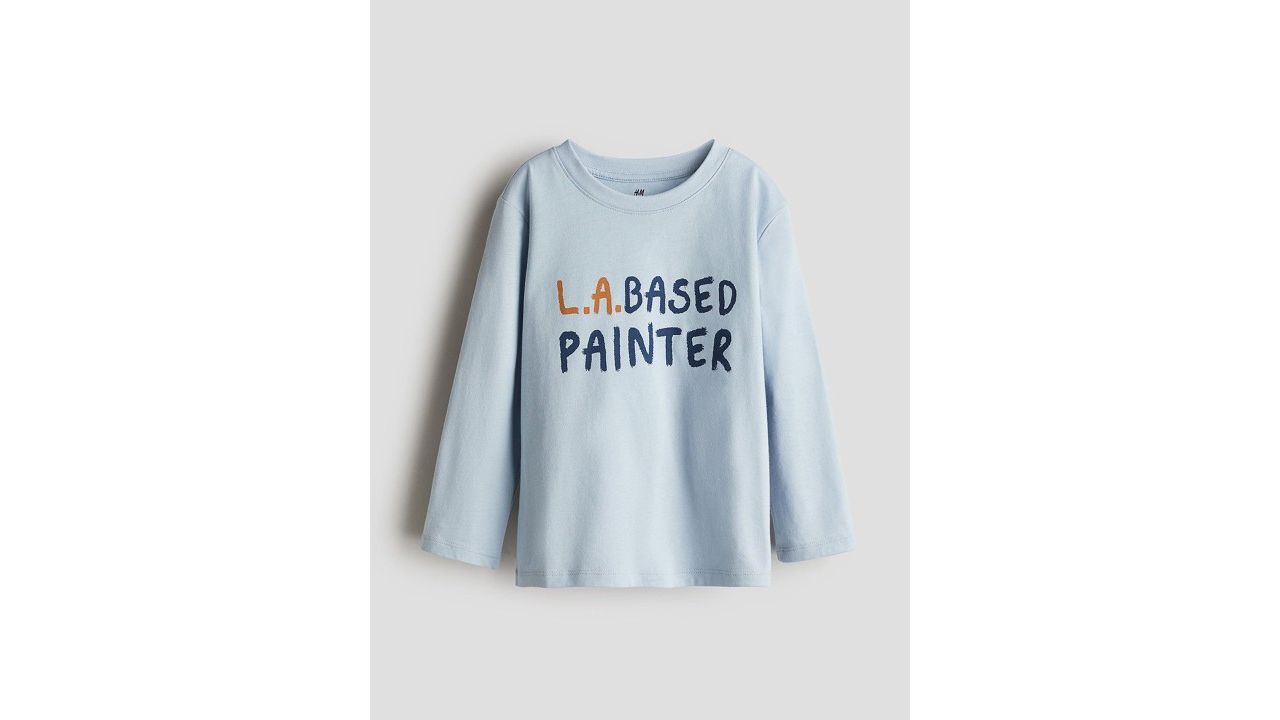 H&M Printed Jersey Cotton Top