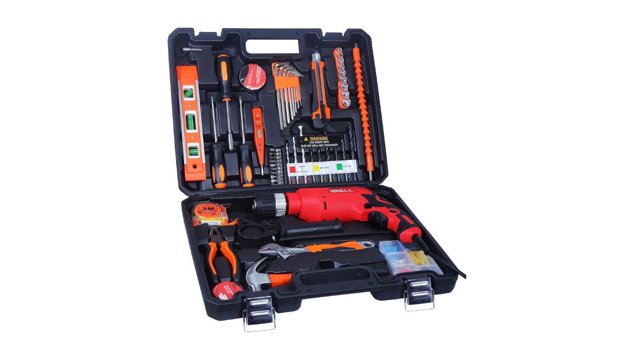 IBELL Professional Tool Kit with Impact Drill
