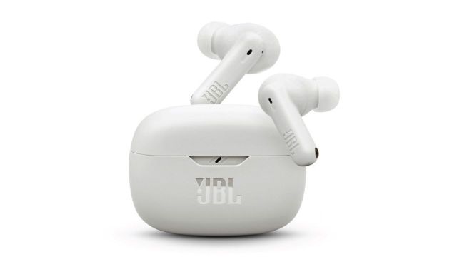 JBL White Wave Beam 2 Earbuds