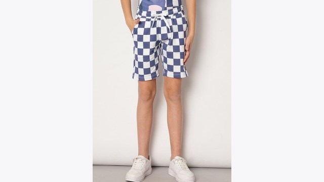 Jack & Jones JuniorBoys Checked Pure Cotton Shorts