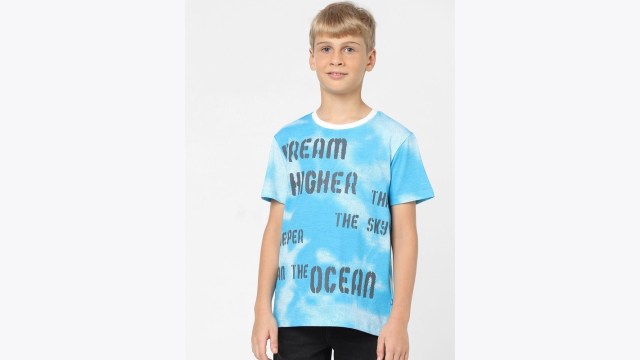 Jack & Jones JuniorBoys Tie and Dye Dyed Cotton T-shirt