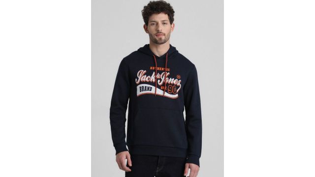 Jack & Jones Printed Hooded Sweatshirt