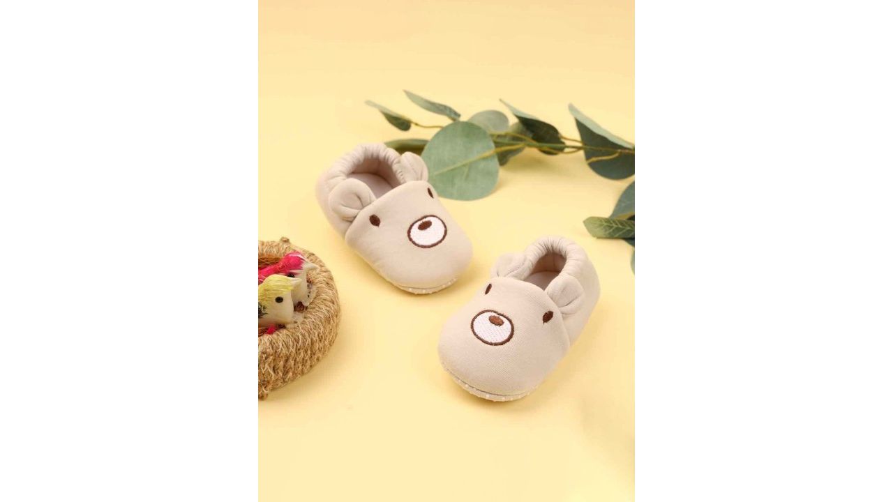 KICKS & CRAWL Unisex Kids Cotton Booties