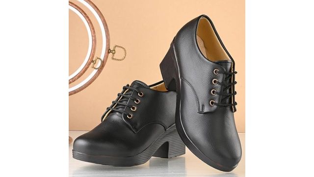 Karaddi Women's Block Heel Derby Shoes