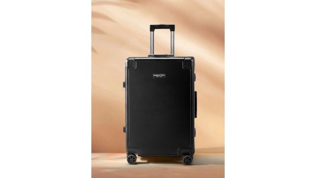 Kenneth Cole Kai Aluminium Frame 360 Degree 8 Wheel Hardside Medium Trolley Bag -74.93L