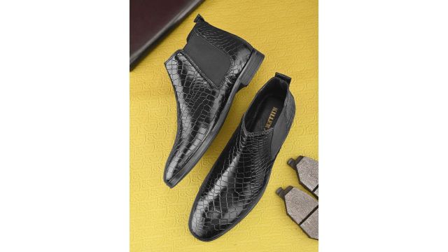 Killer Men Textured Casual Chelsea Boots