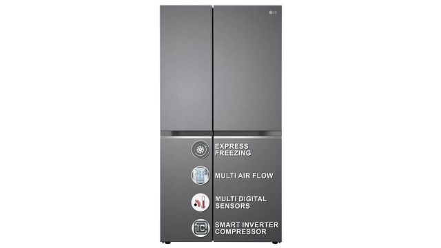 LG 655 L Frost Free Side by Side Refrigerator