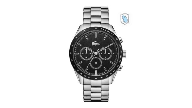 Lacoste Men Black Chronograph Analogue Watch 2011079