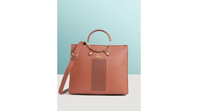 Lavie Chapada Women Mauve Small Satchel Handbag