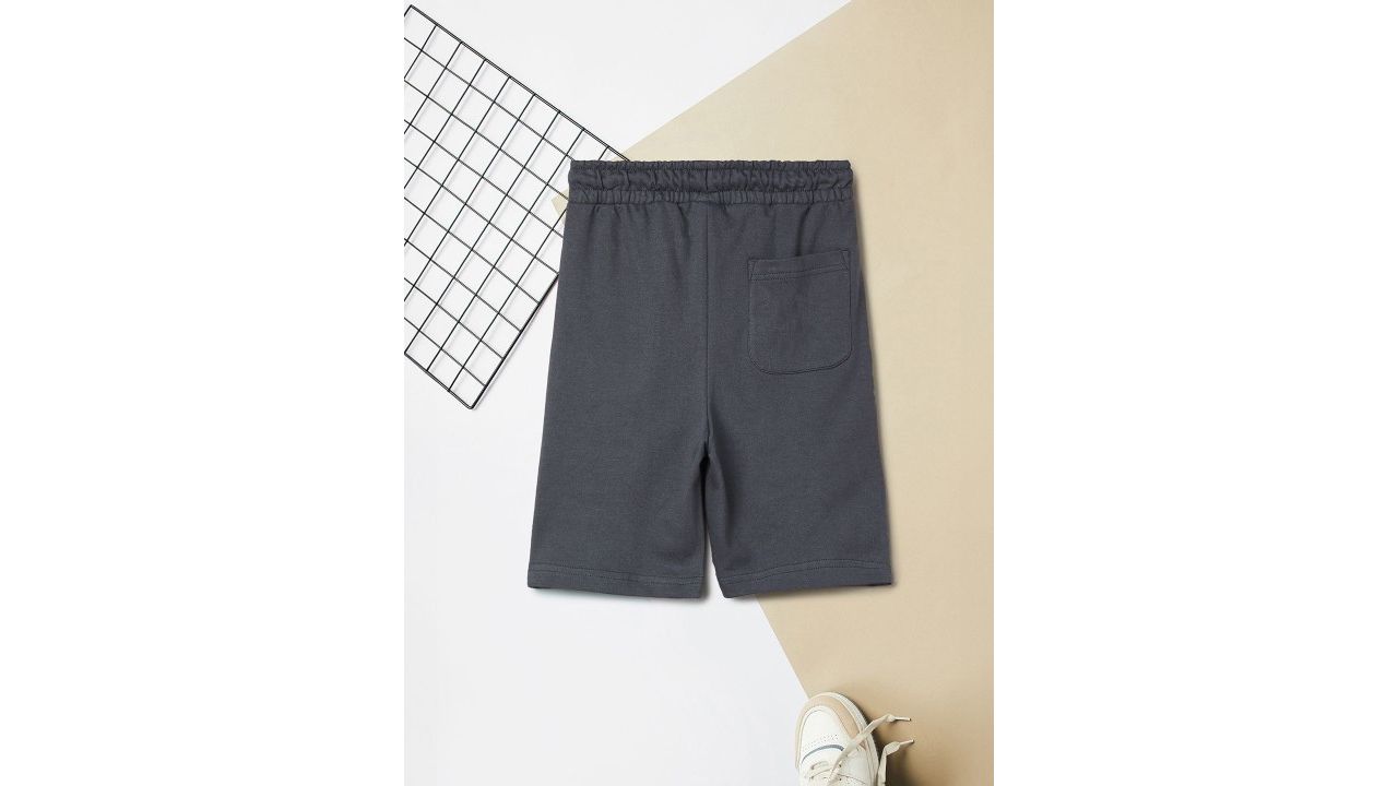 Max Boys Mid-Rise Cotton Shorts