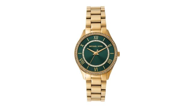 Michael Kors Women Embellished Dial Watch