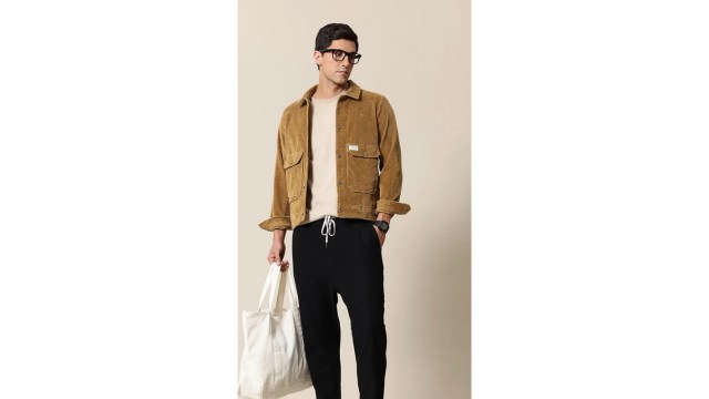Mr Bowerbird Corduroy Tailored Jacket (Mustard)