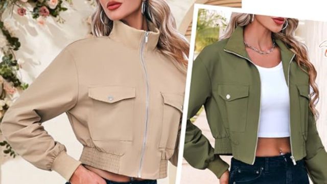 Myntra BFF 2025 Early Picks in Women's Cropped Bomber Jackets to check out